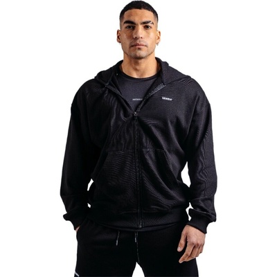 Nebbia Primal Zipper Hoodie with Embroidery 884 black