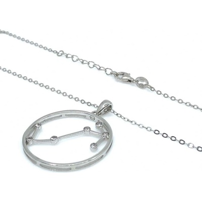 Jan Kos jewellery Stříbrný řetízek s přívěskem JMAS9511SN45