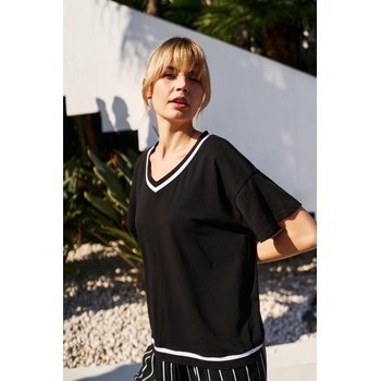 Moodo Дамска тениска Moodo - черна Moodo | Cheren | ЖЕНИ | S