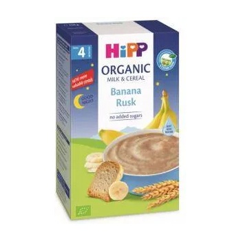 HiPP Био млечна инстантна каша Hipp Лека нощ - Банан и сухар, 250гр