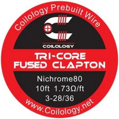 Coilology Tri-Core Fused Clapton odporový drôt Ni80 28/36