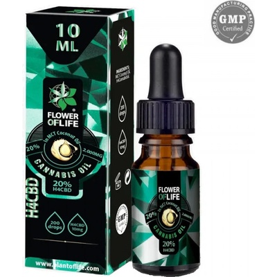 Plant Of Life H4CBD Kokosový olej s H4CBD 20% 10 ml