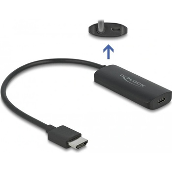 Delock Адаптер HDMI > USB-C (ST-BU) 8K DeLOCK Черен (64212) (64212)