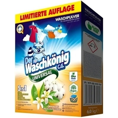 Waschkönig Orange Universal prášok na pranie 6 kg 100 PD