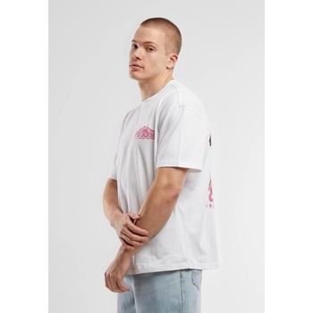 Mister Tee Тениска Paradise Land Oversize Tee white XXLUB-MT3593-00220 - Тъмносив, размер M