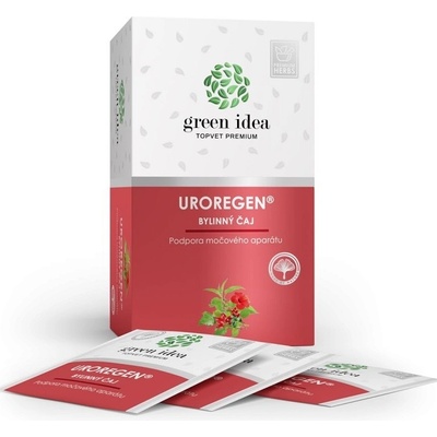 TOPVET Uroregen bylinný čaj s brusnicami 20 x 1,5 g