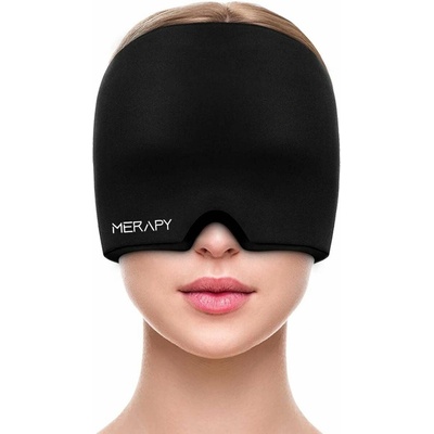Merapy Čiapka na migrénu a bolesť hlavy - Headmask Čierna / Po celom obvode