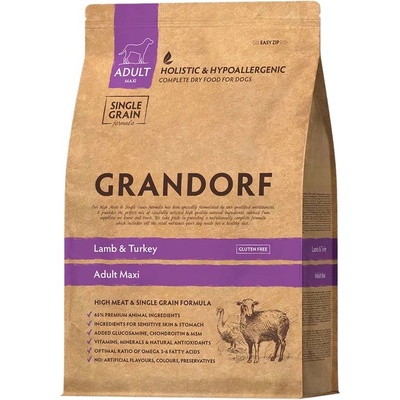 Grandorf Lamb & Turkey Maxi Adult 3 kg