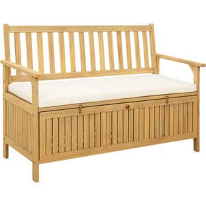 vidaXL Пейка с място за съхранение 2 -Seater 120 x 63 x 84 cm (42026791)