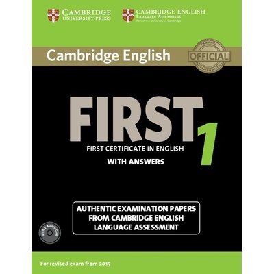 Cambridge English First 1 for revised exam from 2015 Students Book Pack Students Book with Answers and Audio CDs 2