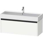Duravit Ketho. 2 - Шкафче за умивалник 44x118x46 см, 1 чекмедже, матово бяло K25079018180000 (K25079018180000)