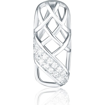 JVD Strieborný prívesok so zirkónmi SVLP0865SH2BI00