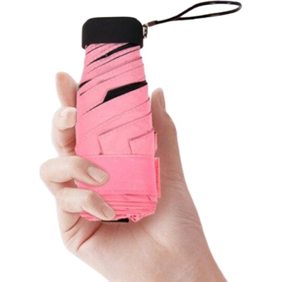 D8515 skládací mini dáždnik růžový