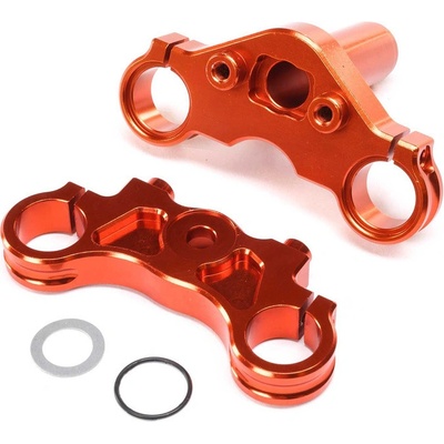 Losi 1:4 Promoto-MX Motorcycle: Spojka trojitá hliník oranžová