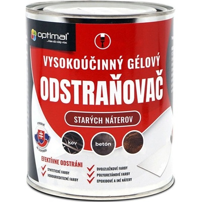 OPTIMAL ODSTRAŇOVAČ STARÝCH NÁTEROV 0,6 KG