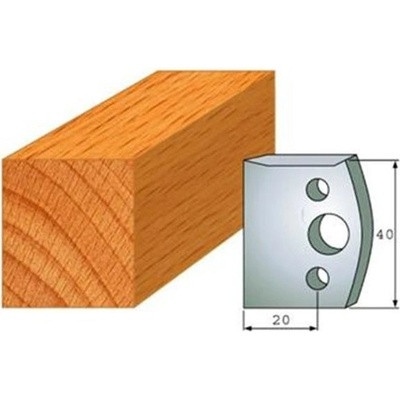 IGM F027-000 - Omezovač pro profilový hoblovací nůž 40x4 mm SP, Profil 000 (pár)