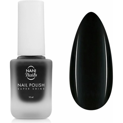 NaniNails NANI Super Shine dlouhotrvající lak na nehty odstín Black Velvet 10 ml