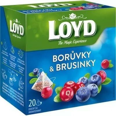 Loyd Tea pyramída čučoriedky brusnica 40 g