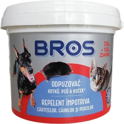 Bros Pachový odpuzovač krtků psů a koček 450 ml