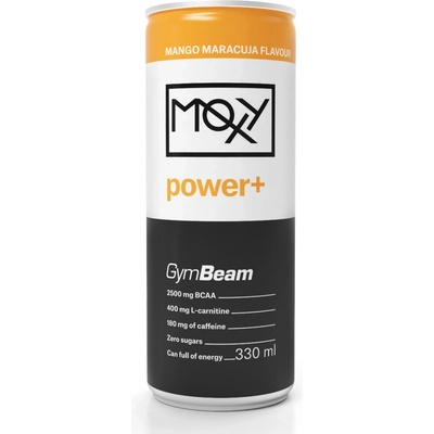 GymBeam Moxy Power+ Energy Drink Wild berries 24 x 330 ml