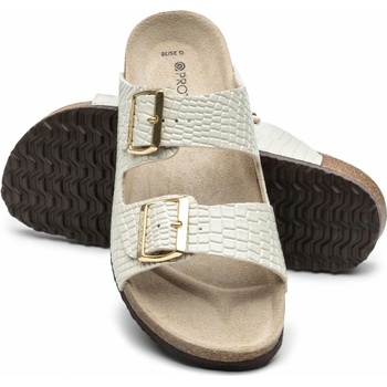 Protetika šľapky ORS T 918 vzor 15 croco smotanová