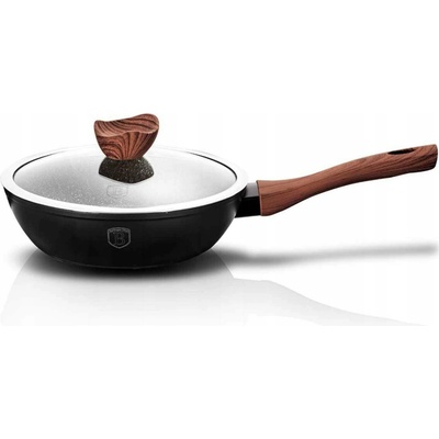 BerlingerHaus Tradiční pánev Ebony Rosewood 24 cm s granitovým povrchem