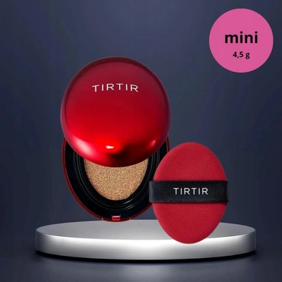 TIRTIR Mask Fit Red Cushion Mini dlouhotrvající make-up v houbičce s vysokou UV ochranou 23N Sand 4.5 g