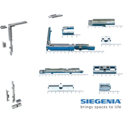 Siegenia Základní sada uzavírání ALU 5200 MMVS0250-100030 – Zbozi.Blesk.cz