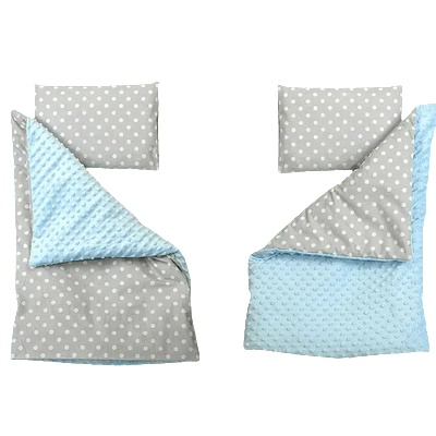 Бебешки спален комплект Minky 4 части 70 х 50 см 64231-D3