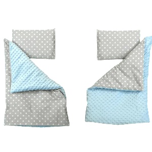  Бебешки спален комплект Minky 4 части 70 х 50 см 64231-D3