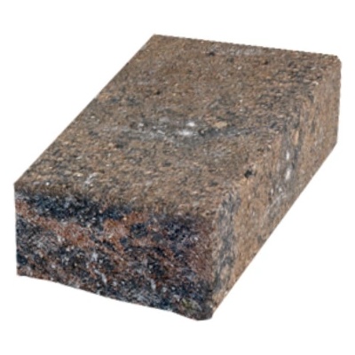DITON Tvárnice Muráno 7/25 koncový 1/4 kámen 63x250x70 mm cihlovo-černá