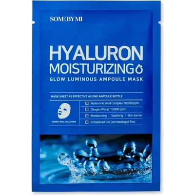 Some by Mi - Hyaluron Moisturizing Glow Luminous Ampoule Mask 25g