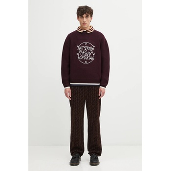 Drôle de Monsieur Вълнен пуловер Drôle de Monsieur La Maille Slogan (I.PO184.WO007)