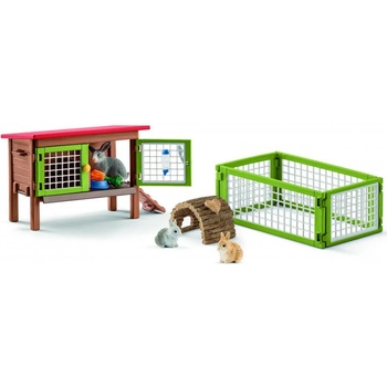 Schleich Комплект фигурки Schleich Farm World - Заешка колибка (42420-02061)