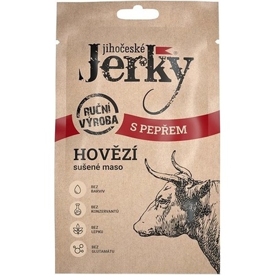 Jihočeské Jerky Hovädzie s korením 20 g