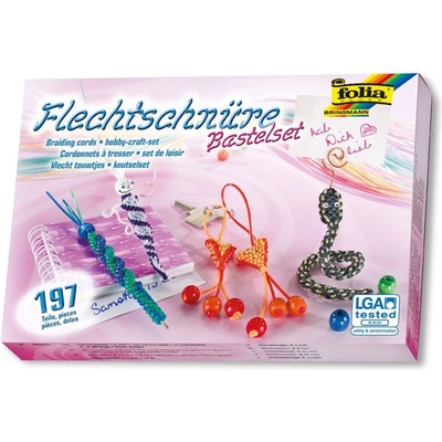 folia Творчески комплект за плетене на бижута и декорации Folia (4001868730197)