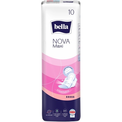 Bella Nova Дамски превръзки Maxi, 10 броя