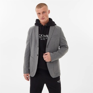 Jack Wills Сако Jack Wills Men's Jersey Long Sleeve Blazer - Grey