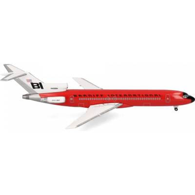 Herpa B727-227 Braniff International RedJellybean Colors 1:500