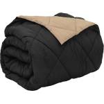 Pure Line Home Зимна двулицева олекотена завивка Color Comfort с полиестерен пълнеж, 300 г/м2, в черно и таупе