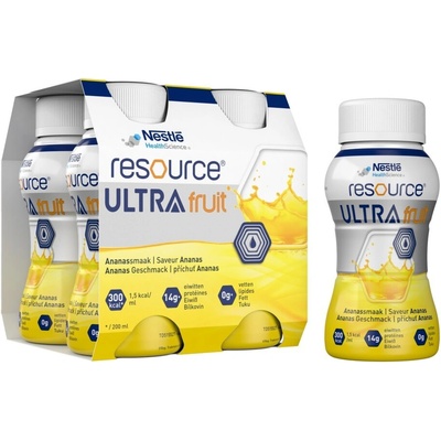 RESOURCE ULTRA FRUIT HIGH PROTEIN PŘÍCHUŤ ANANAS POR SOL 4X200ML