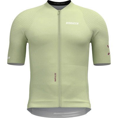 Bioracer Мъжка фланелка с къс ръкав за колоездене Bioracer Icon Jersey Impulse Cycling jersey - Pistachio Milk - размер XXL (056-4264-0215)