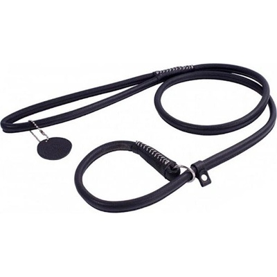 COLLAR Ширателно кожено поводи за куче - 183см, 4мм - черно