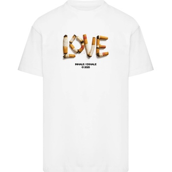 Mister Tee Тениска Inhale Heavy Oversize Tee white XXLUB-MT3979-00220 - Тъмносив, размер L