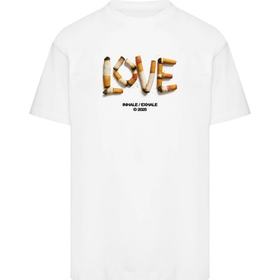 Mister Tee Тениска Inhale Heavy Oversize Tee white XXLUB-MT3979-00220 - Тъмносив, размер L