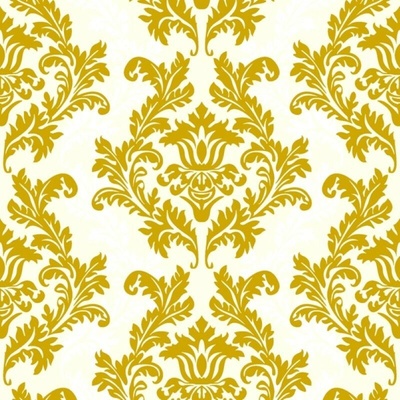 MAKI SLOG 001802 Cream&Gold Wallpaper servítky 3V 20ks 33x33cm