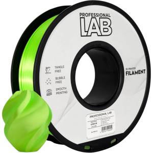 Professional Lab FG-P94-E1, 3D филамент, PLA Silk, 1, 75mm, 1000g, Зелен (Green) (FG-P94-E1)