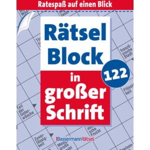 Rätselblock in großer Schrift 122 | Eberhard Krüger (2024)
