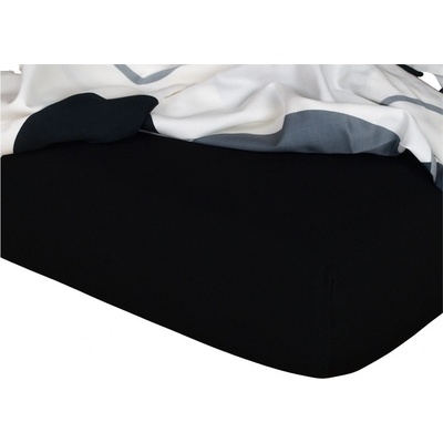 Dadka prostěradlo jersey černé 80x220x18