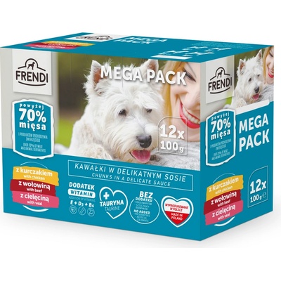 Frendi Adult kuřecí hovězí a teletina 12 x 100 g